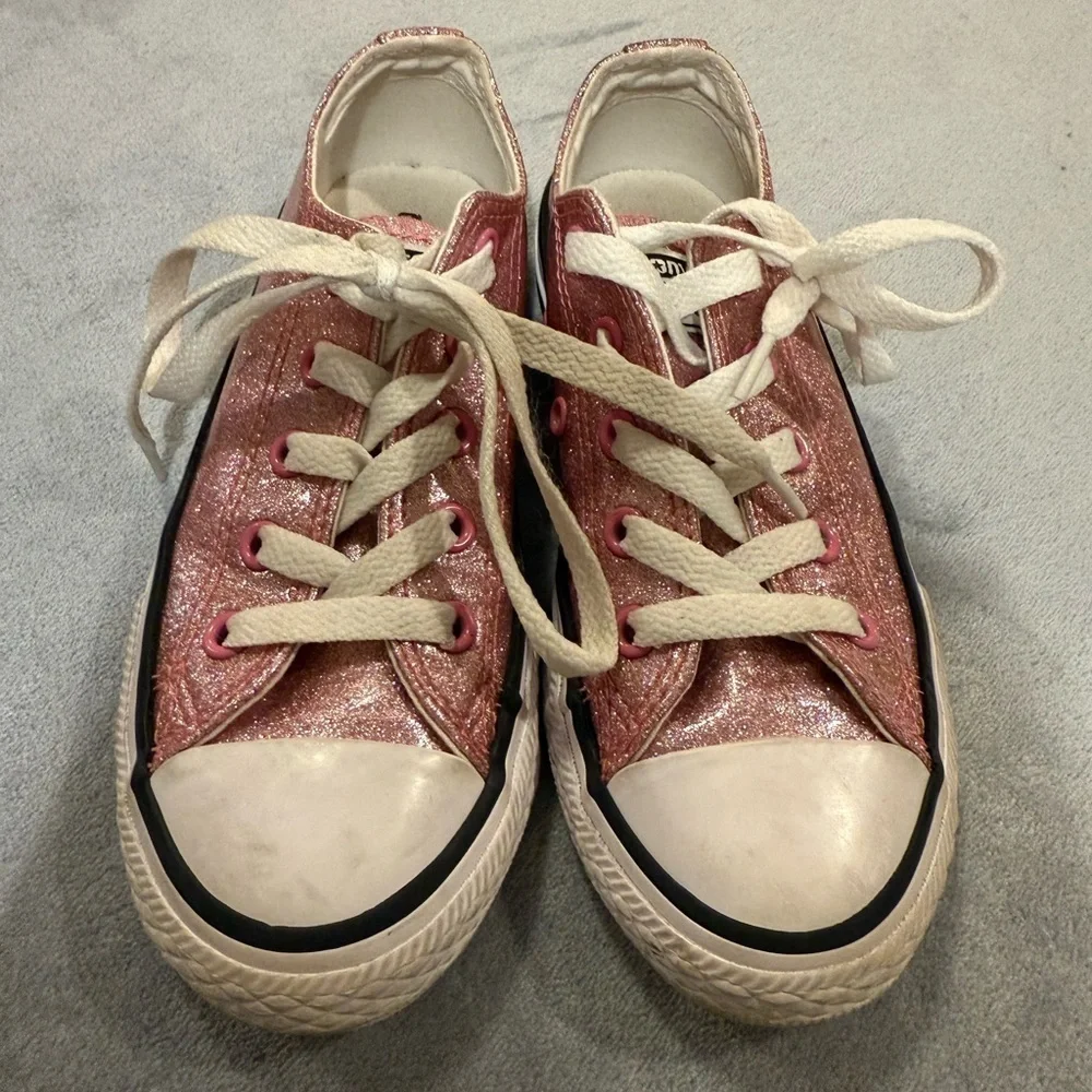 Converse Kids Glitter Pink Sneakers